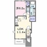 ネバーランドⅤ　B棟 1LDKの間取り
