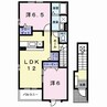 アウローラ 2LDKの間取り