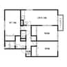 セジュール大町 3LDKの間取り