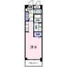 スプリング　セブン 1Rの間取り