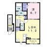 ルニⅤ 1LDKの間取り