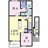 セレーノ・K 2LDKの間取り