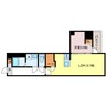 THE　MUSE神屋町 1LDKの間取り