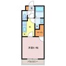フロイデ姫路 1Kの間取り