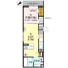 D’ｓ町坪 1LDKの間取り