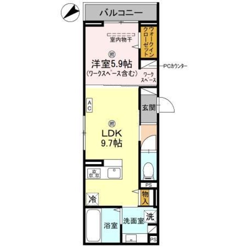 間取図 D’ｓ町坪