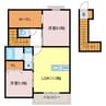 トラミッドヴィラ花田 2LDK+Sの間取り