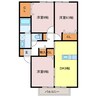 エクレールC 3DKの間取り