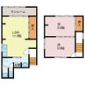 yashiro戸建 2LDKの間取り