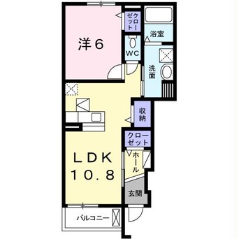 間取図 ソレイユ　Ⅰ番館