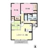 サンアベニュー田寺　2 3LDKの間取り