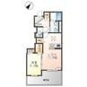 尾上町安田町新築アパート 1LDKの間取り