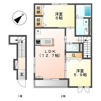 間取図 メゾン　アイリス