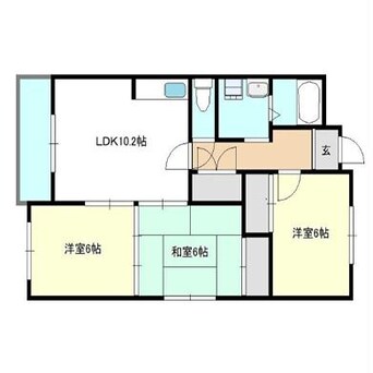 間取図 ブエナビスタ高砂