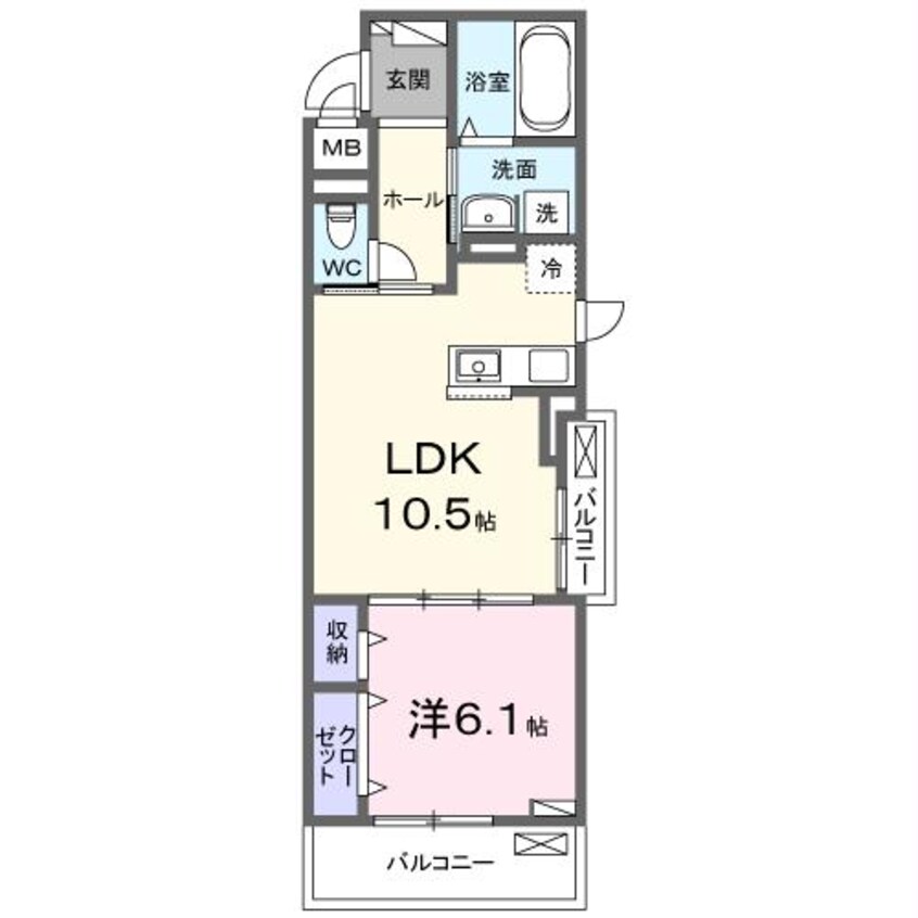 間取図 シエルガーデン