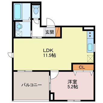 間取図 Maison de Coco (メゾンドココ）