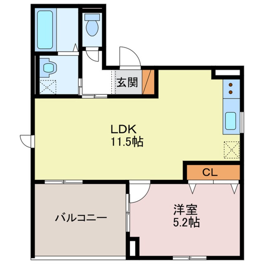 間取図 Maison de Coco (メゾンドココ）
