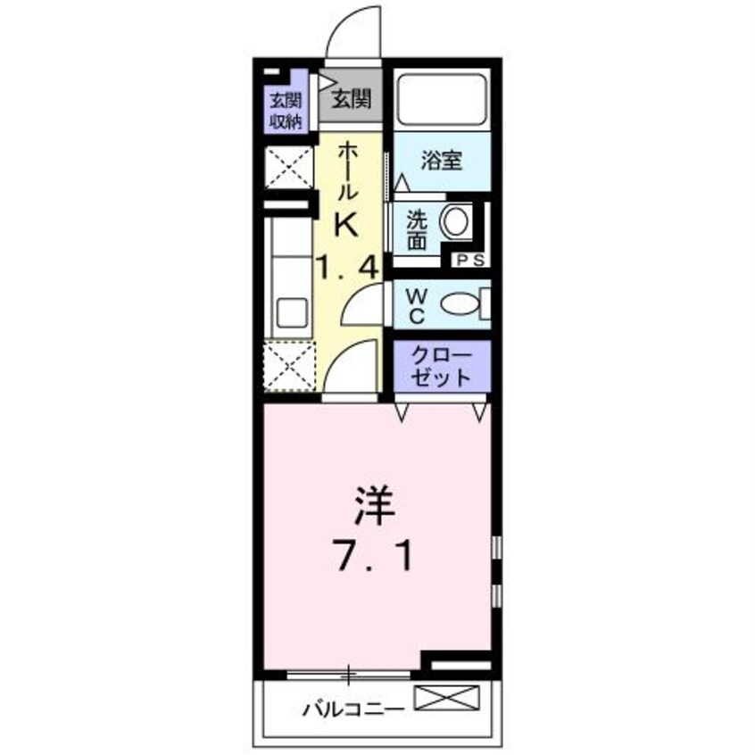 間取図 サニーコート