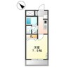 ロイヤルコーポ 1Kの間取り
