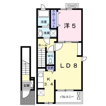 間取図 ブリッサガーデンＡ