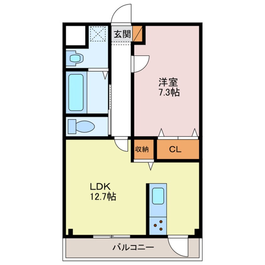間取図 アムール英賀保