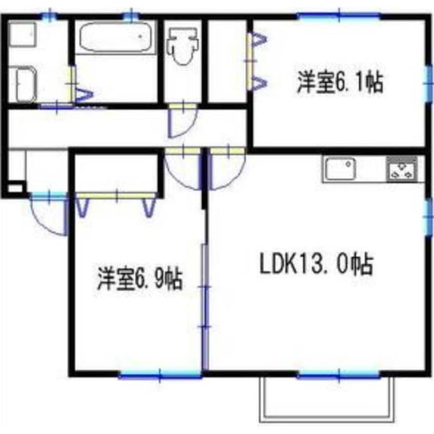 間取図 リアンジュ