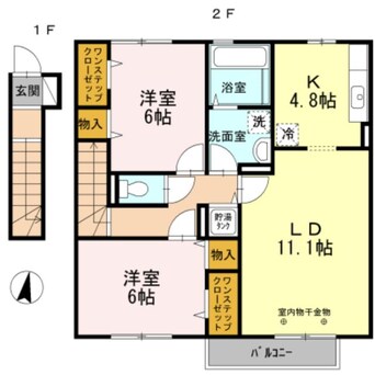 間取図 セジュールＭ・青山西