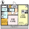 ブルーム 1LDKの間取り