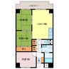 アルコラカーサ佃町Ⅱ 3LDKの間取り