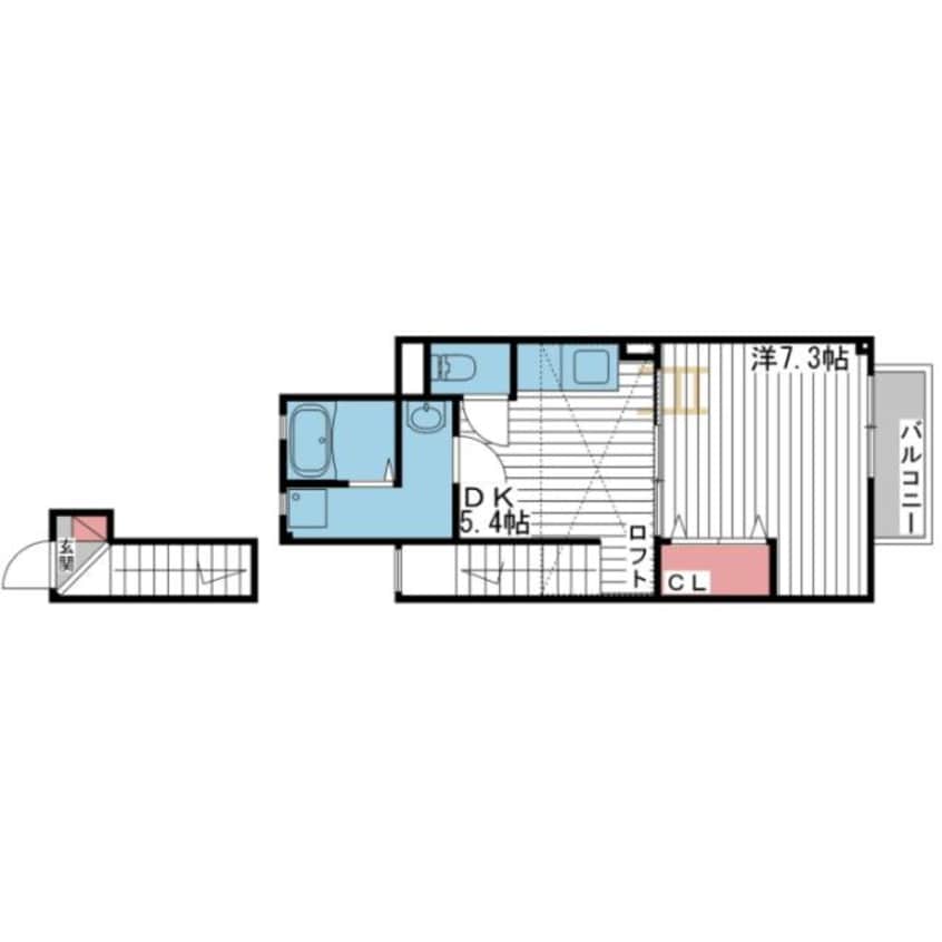 間取図 クレッシェンドKJ
