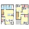 加納原田戸建て 3LDKの間取り