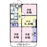 グランディオーズ 3DKの間取り