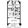 エンブレイス姫路市役所南 3LDKの間取り