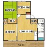 ベルオーク21 Ａ棟 3LDKの間取り