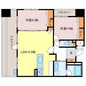 グラジオ元町プレミアム 2LDKの間取り
