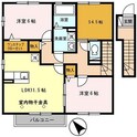 ハイムエルピスⅢの間取図