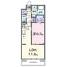 ロト　フィオーレ 1LDKの間取り