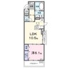 ロト　フィオーレ 1LDKの間取り