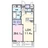 アルファポレールⅡ 1LDKの間取り