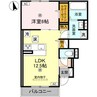 ルグラン亀山 1LDKの間取り