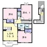 グレイスフルフィールドⅤ 3LDKの間取り