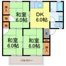 ハイツ・ラポールＡ棟 3DKの間取り