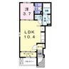 テラエスペランサ　Ｂ 1LDKの間取り