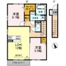 メルベーユ 2LDKの間取り