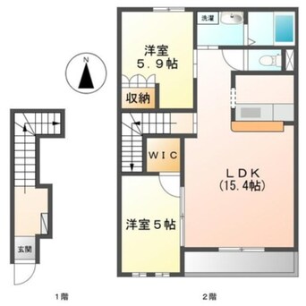 間取図 フォレストⅠ