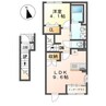 クローバーエイト 1LDKの間取り