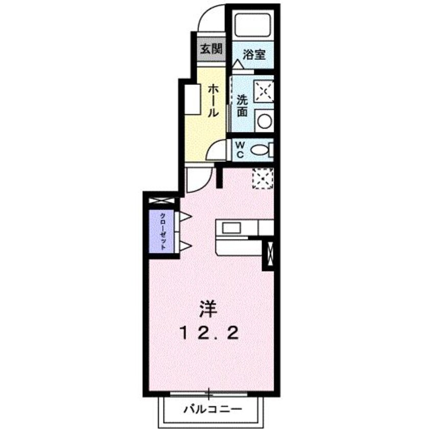 間取図 近鉄名古屋線/桑名駅 徒歩48分 1階 築16年