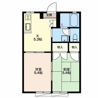 間取図 養老鉄道養老線/播磨駅 徒歩8分 2階 築29年