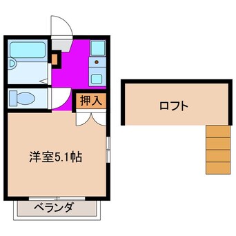 間取図 養老鉄道養老線/播磨駅 徒歩12分 2階 築28年