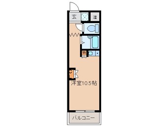 間取図 近鉄名古屋線/益生駅 徒歩24分 4階 築30年